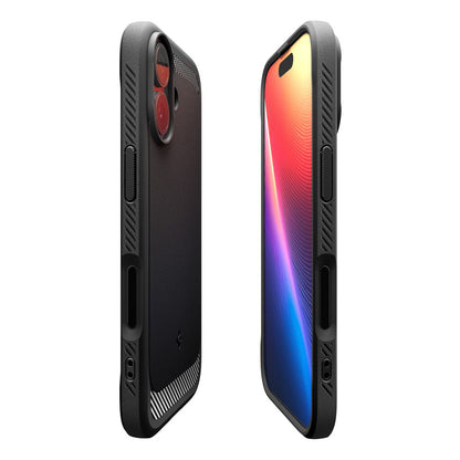 MagSafe-skal för Apple iPhone 17, Spigen, Rugged Armor, Mattsvart