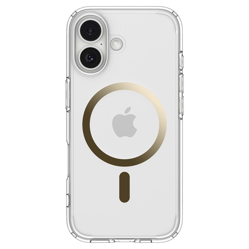 MagSafe-skal för Apple iPhone 17, Spigen, Ultra Hybrid, Transparent Guld