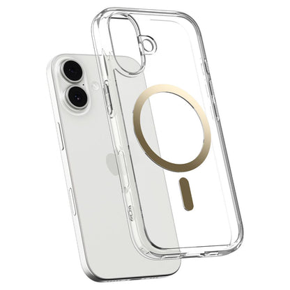 MagSafe-skal för Apple iPhone 17, Spigen, Ultra Hybrid, Transparent Guld