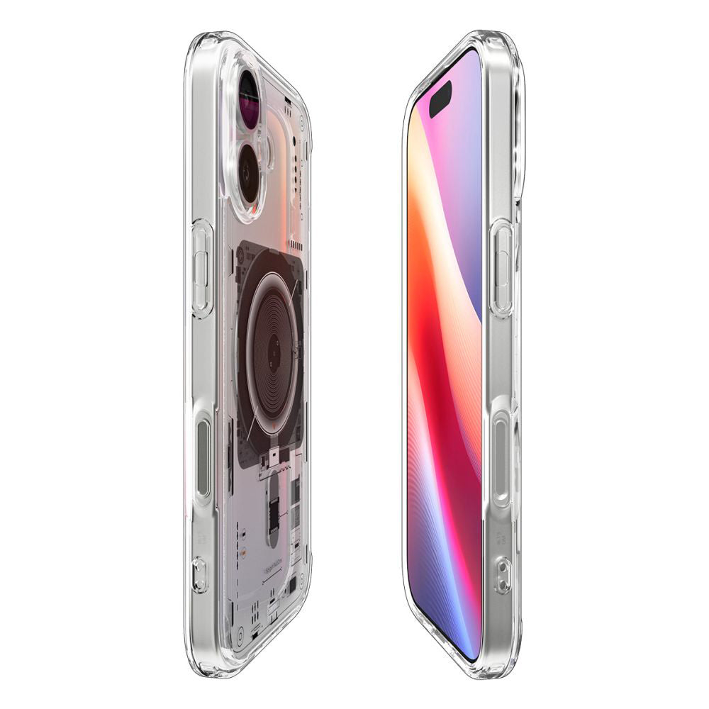 MagSafe-skal för Apple iPhone 17, Spigen, Ultra Hybrid Neo One, Transparent