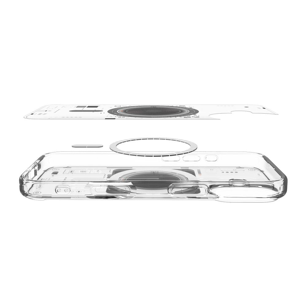 MagSafe-skal för Apple iPhone 17, Spigen, Ultra Hybrid Neo One, Transparent