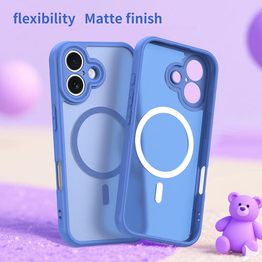 MagSafe-skal för Apple iPhone 17, Techsuit, HaloFrost II, Blå