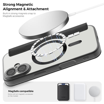 MagSafe-skal för Apple iPhone 17, Techsuit, SmartMag Book, Blå