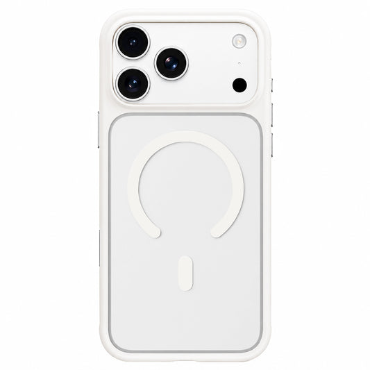 MagSafe-skal för Apple iPhone 18 Pro / 17 Pro, Blueo, hudvänligt och stötsäkert, satinvit