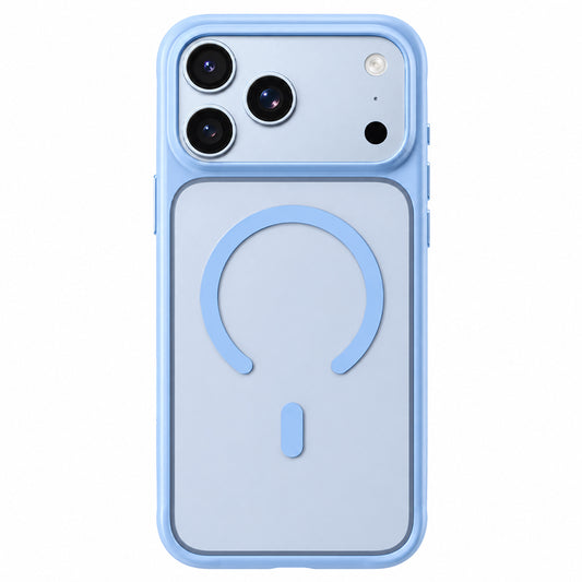 MagSafe-skal för Apple iPhone 18 Pro / 17 Pro, Blueo, hudvänligt stötskydd, satinblått