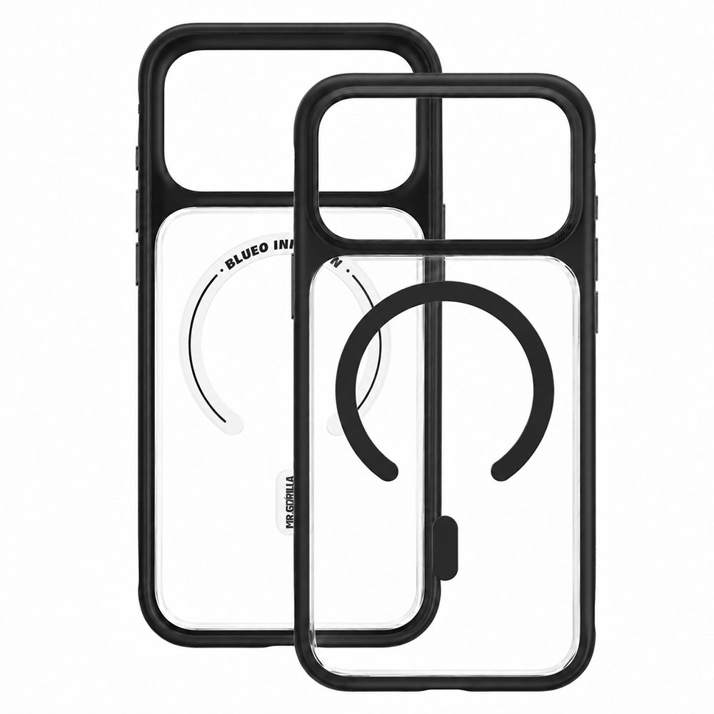 MagSafe-skal för Apple iPhone 18 Pro / 17 Pro, Blueo, hudvänligt fallskydd, satin svart