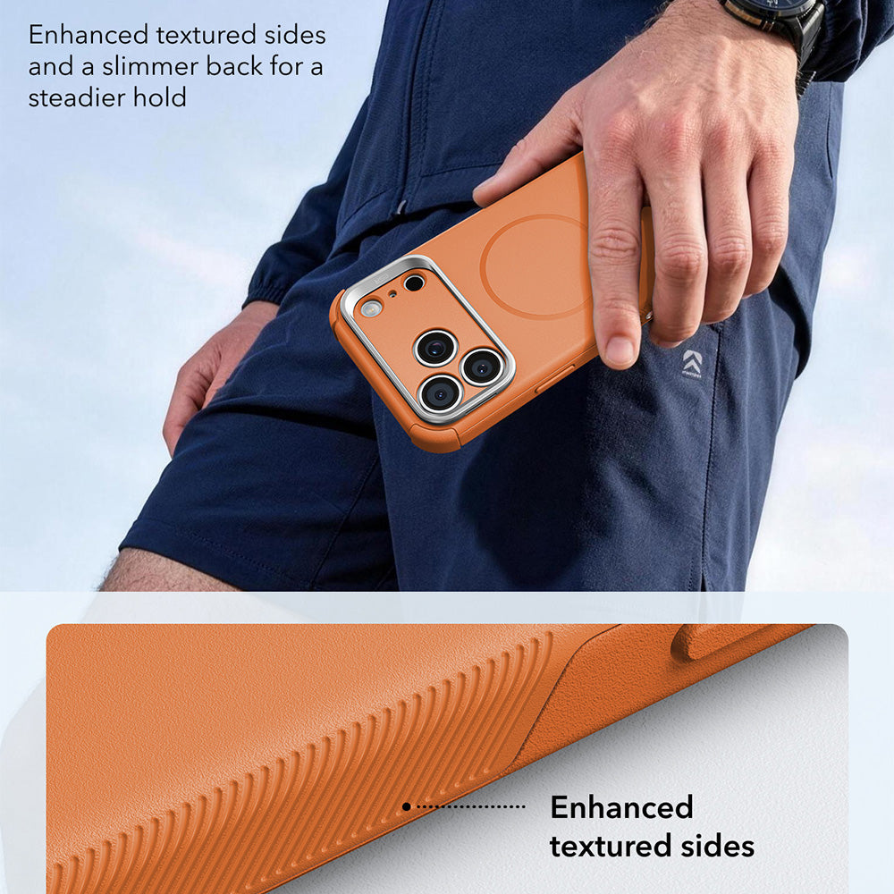 MagSafe-fodral för Apple iPhone 18 Pro / 17 Pro, ESR, Cyber Armor Kickstand, Orange