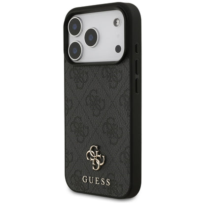 MagSafe-fodral för Apple iPhone 18 Pro / 17 Pro, Guess, 4G Small and Classic Logo, Svart