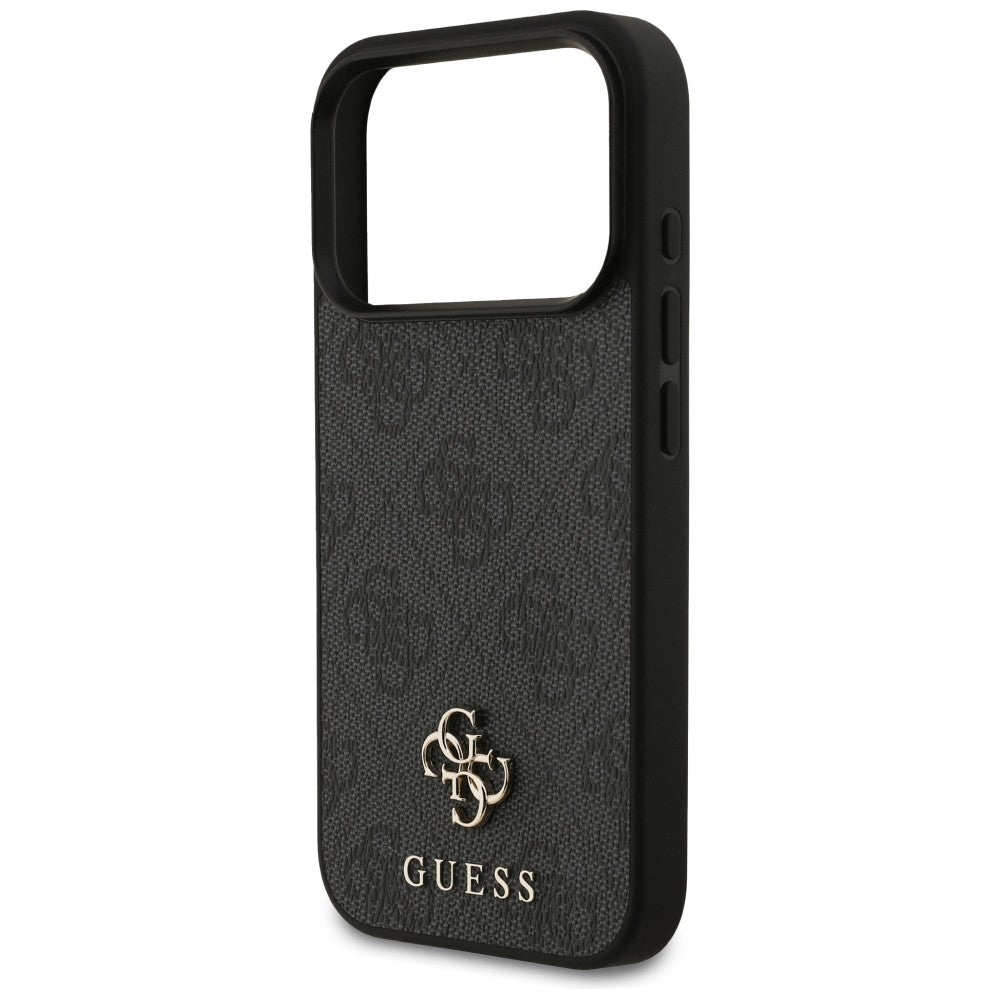 MagSafe-fodral för Apple iPhone 18 Pro / 17 Pro, Guess, 4G Small and Classic Logo, Svart