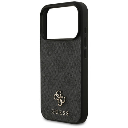 MagSafe-fodral för Apple iPhone 18 Pro / 17 Pro, Guess, 4G Small and Classic Logo, Svart