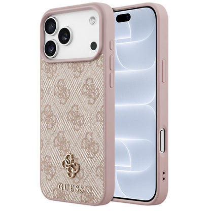 MagSafe Case for Apple iPhone 18 Pro / 17 Pro, Guess, 4G Small and Classic, Pink
