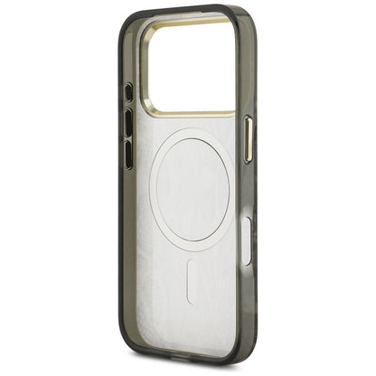 MagSafe-fodral för Apple iPhone 18 Pro / 17 Pro, Guess, Pythonmönster, Brun