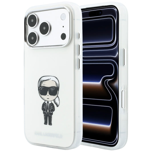 MagSafe-fodral för Apple iPhone 18 Pro / 17 Pro, Karl Lagerfeld, HC IML Ikonik Sketch Print, Beige