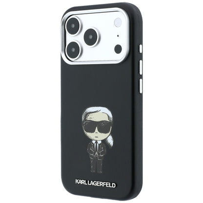 MagSafe-fodral för Apple iPhone 18 Pro / 17 Pro, Karl Lagerfeld, Ikonik Sketch, Svart