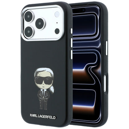 MagSafe-fodral för Apple iPhone 18 Pro / 17 Pro, Karl Lagerfeld, Ikonik Sketch, Svart