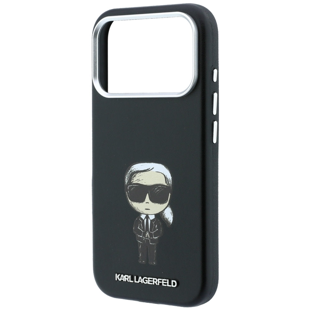 MagSafe-fodral för Apple iPhone 18 Pro / 17 Pro, Karl Lagerfeld, Ikonik Sketch, Svart