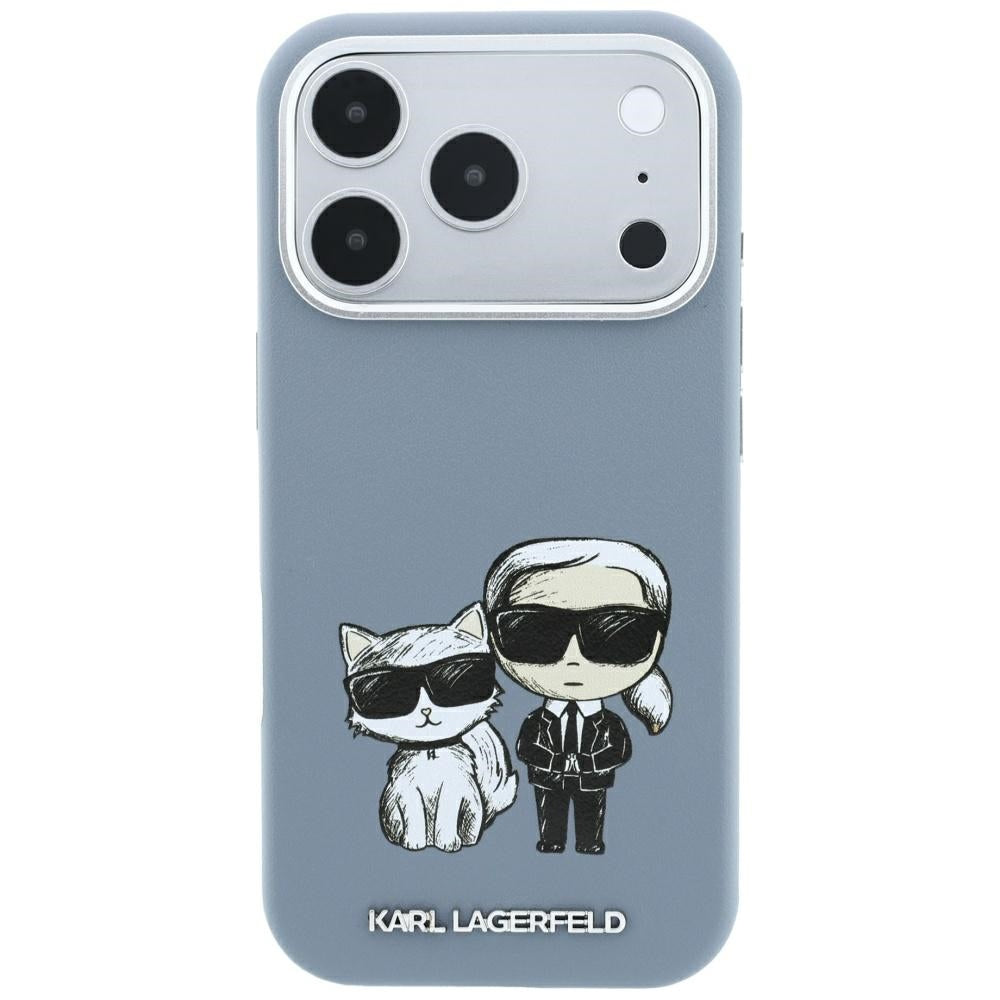 MagSafe-fodral för Apple iPhone 18 Pro / 17 Pro, Karl Lagerfeld, KC Bodies Sketch, Bleu