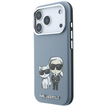 MagSafe-fodral för Apple iPhone 18 Pro / 17 Pro, Karl Lagerfeld, KC Bodies Sketch, Bleu
