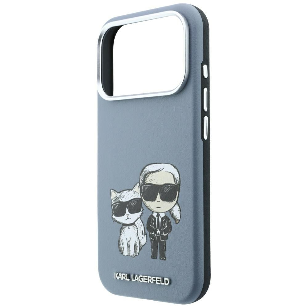 MagSafe-fodral för Apple iPhone 18 Pro / 17 Pro, Karl Lagerfeld, KC Bodies Sketch, Bleu