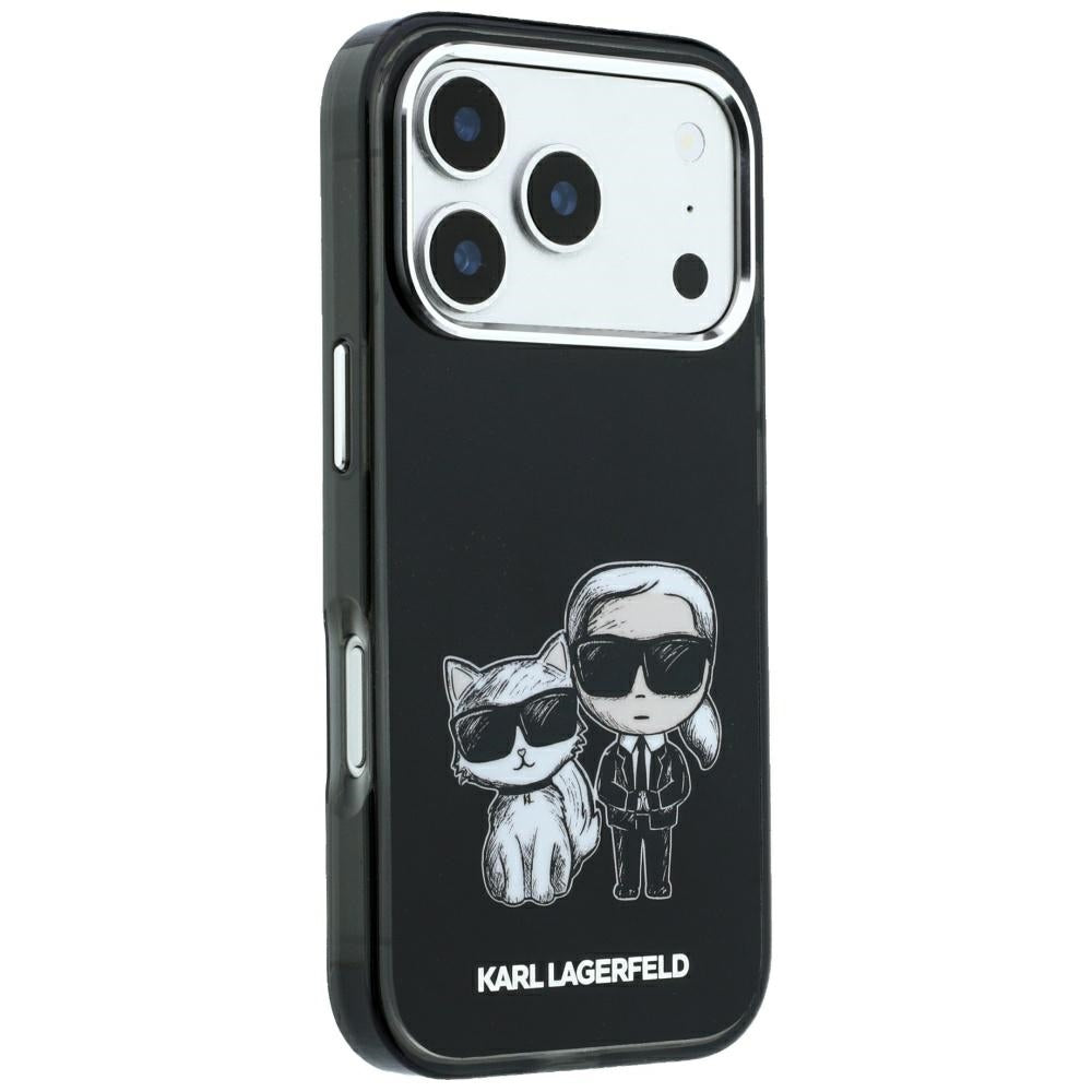 MagSafe-fodral för Apple iPhone 18 Pro / 17 Pro, Karl Lagerfeld, KC Bodies Sketch, Svart