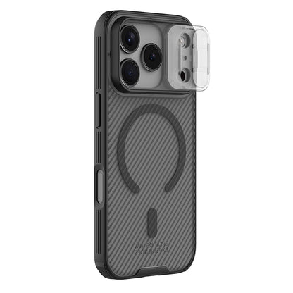 MagSafe-fodral för Apple iPhone 18 Pro / 17 Pro, Nillkin, CamShield Pro, Svart Transparent