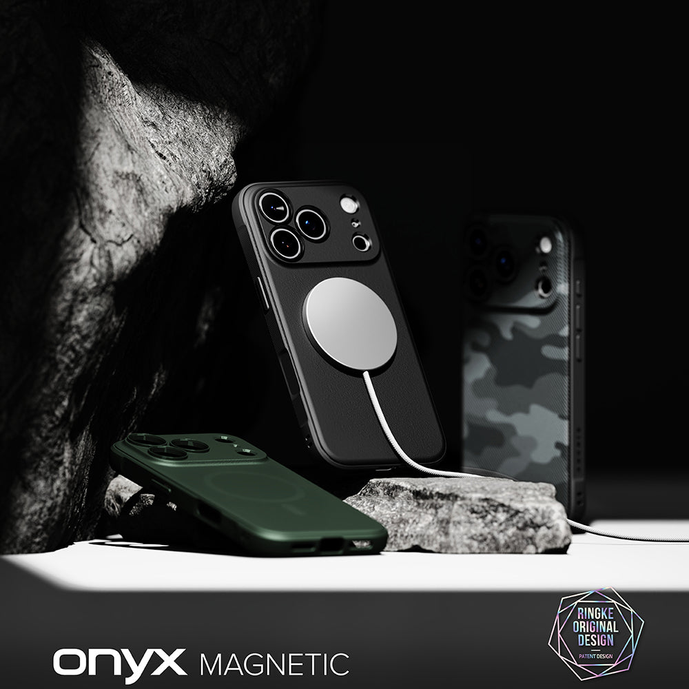 MagSafe-fodral för Apple iPhone 18 Pro / 17 Pro, Ringke, Onyx, Svart
