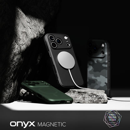 MagSafe-fodral för Apple iPhone 18 Pro / 17 Pro, Ringke, Onyx, Mörkgrön