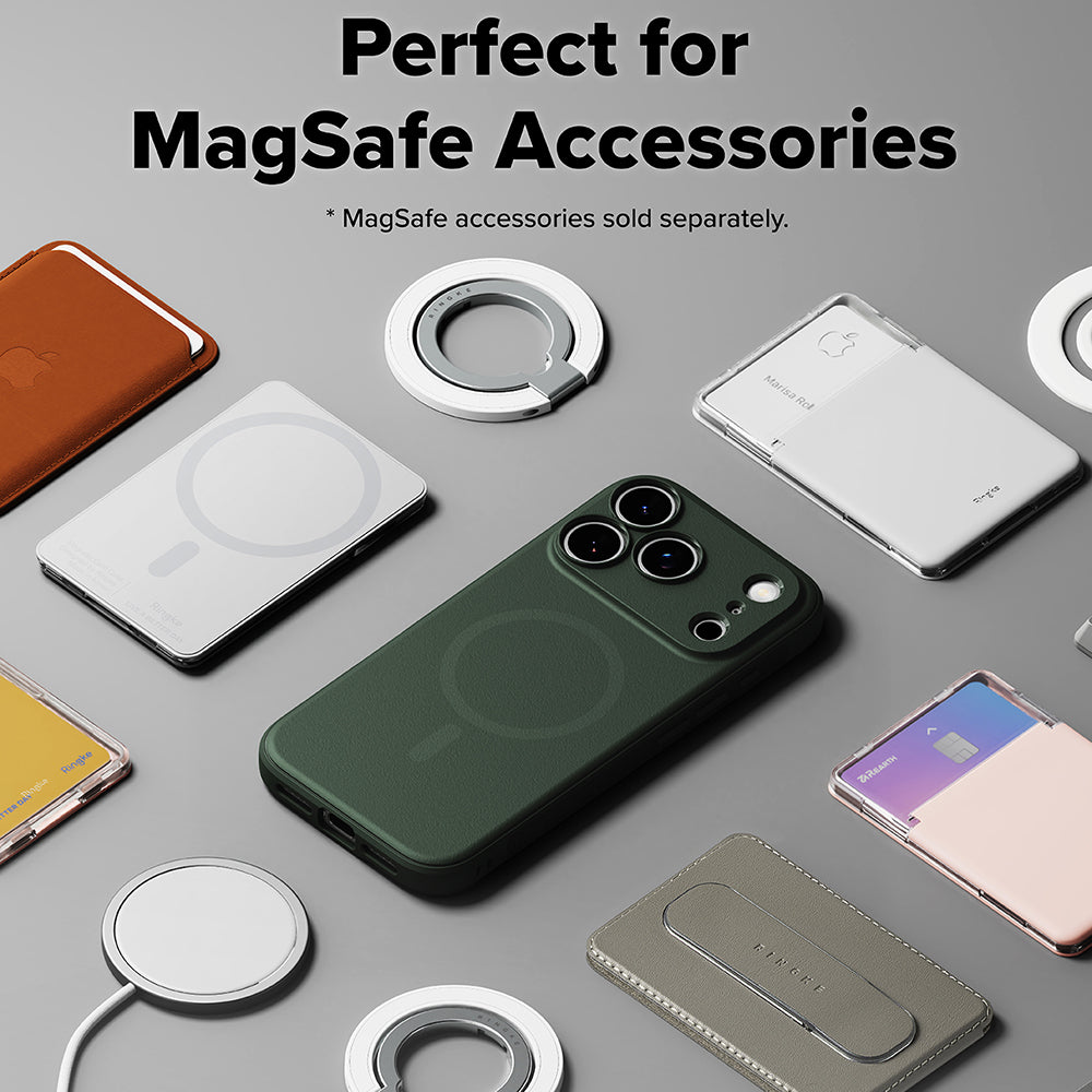 MagSafe-fodral för Apple iPhone 18 Pro / 17 Pro, Ringke, Onyx, Mörkgrön