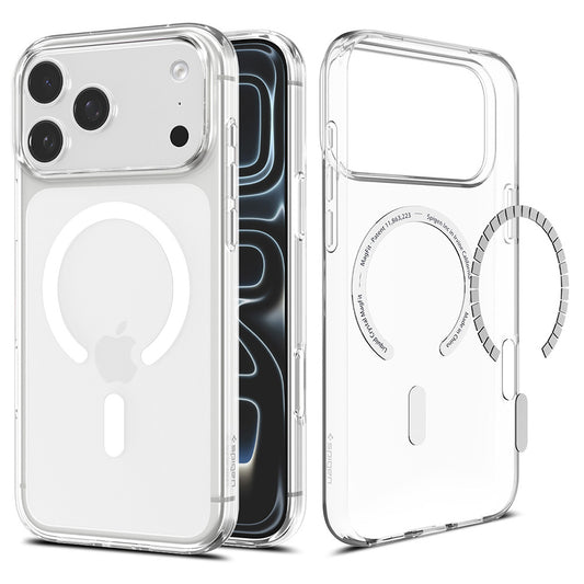 MagSafe-fodral för Apple iPhone 18 Pro / 17 Pro, Spigen, Liquid Crystal MagFit, Vit ACS12180