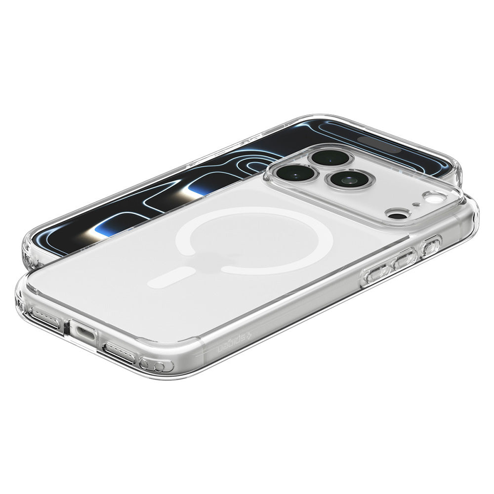 MagSafe-fodral för Apple iPhone 18 Pro / 17 Pro, Spigen, Ultra Hybrid, Vit Satin ACS12161