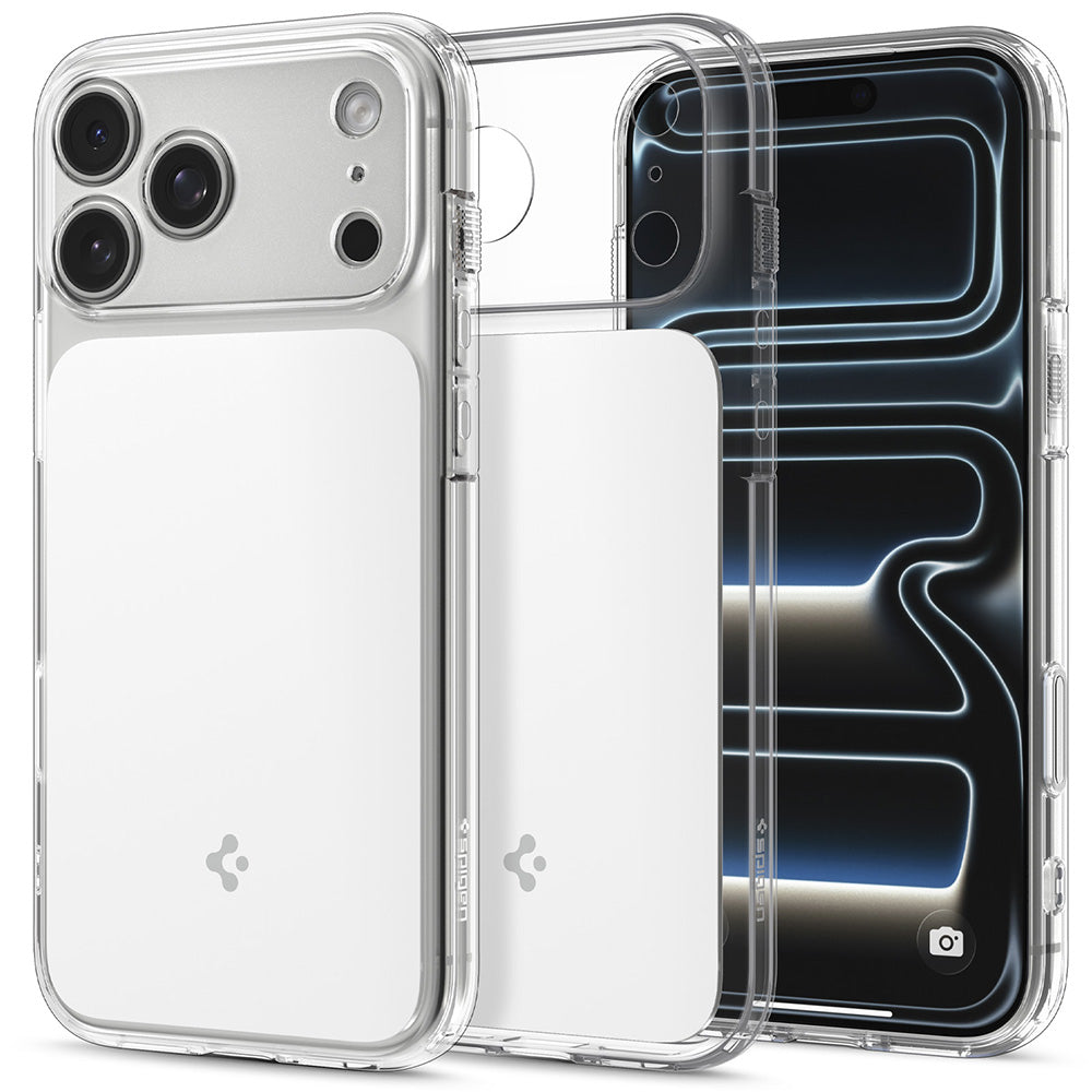 MagSafe-fodral för Apple iPhone 18 Pro / 17 Pro, Spigen, Ultra Hybrid T, Vit ACS12169