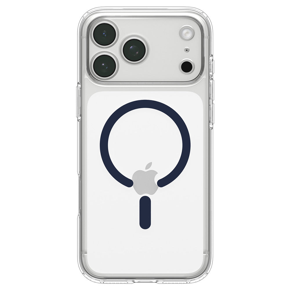 MagSafe Case for Apple iPhone 18 Pro / 17 Pro, Spigen, Ultra Hybrid, Navy Transparent ACS12158