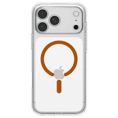 MagSafe-fodral för Apple iPhone 18 Pro / 17 Pro, Spigen, Ultra Hybrid, Transparent Orange ACS12159