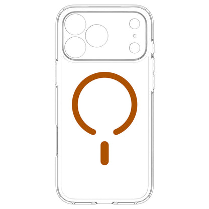MagSafe-fodral för Apple iPhone 18 Pro / 17 Pro, Spigen, Ultra Hybrid, Transparent Orange ACS12159