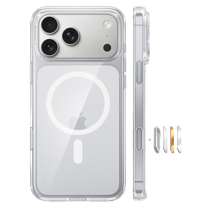 MagSafe-fodral för Apple iPhone 18 Pro / 17 Pro, Torras, Guardian, Transparent