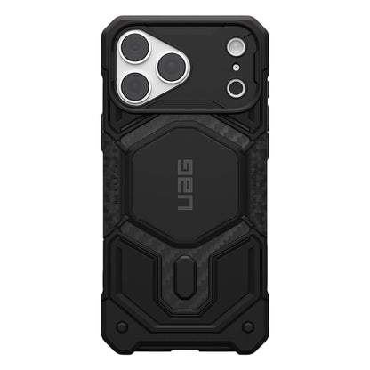 MagSafe-fodral för Apple iPhone 18 Pro / 17 Pro, Urban Armor Gear, Monarch Pro Carbon, Svart