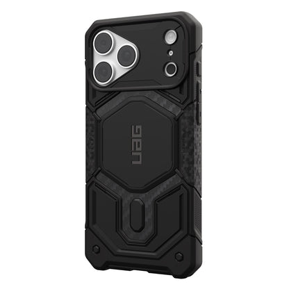 MagSafe-fodral för Apple iPhone 18 Pro / 17 Pro, Urban Armor Gear, Monarch Pro Carbon, Svart