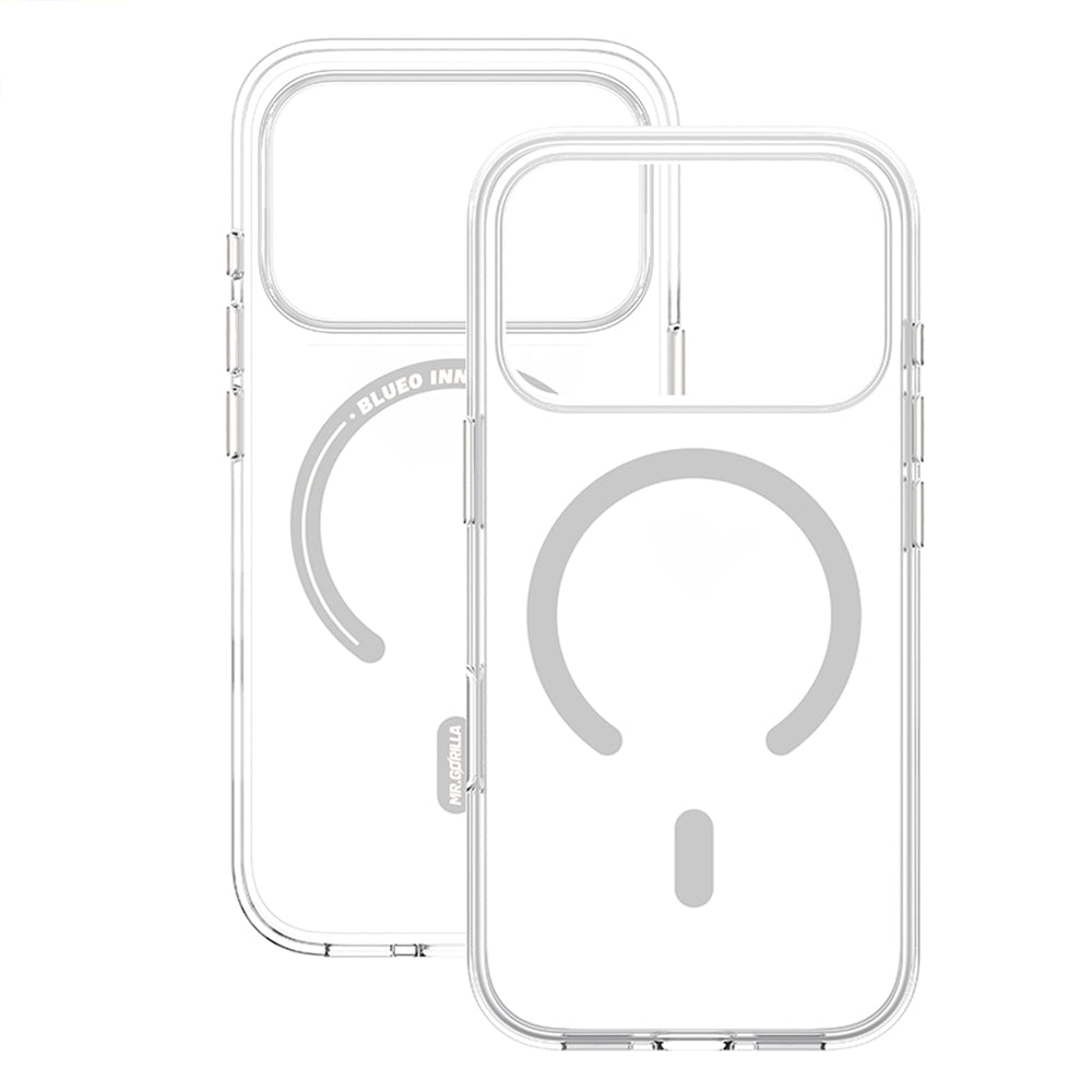 MagSafe-skal för Apple iPhone 18 Pro Max / 17 Pro Max, Blueo, Crystal Pro Anti-Drop, transparent