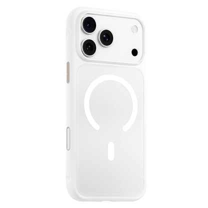 MagSafe-skal för Apple iPhone 18 Pro Max / 17 Pro Max, Blueo, hudvänligt stötskydd, satinvit