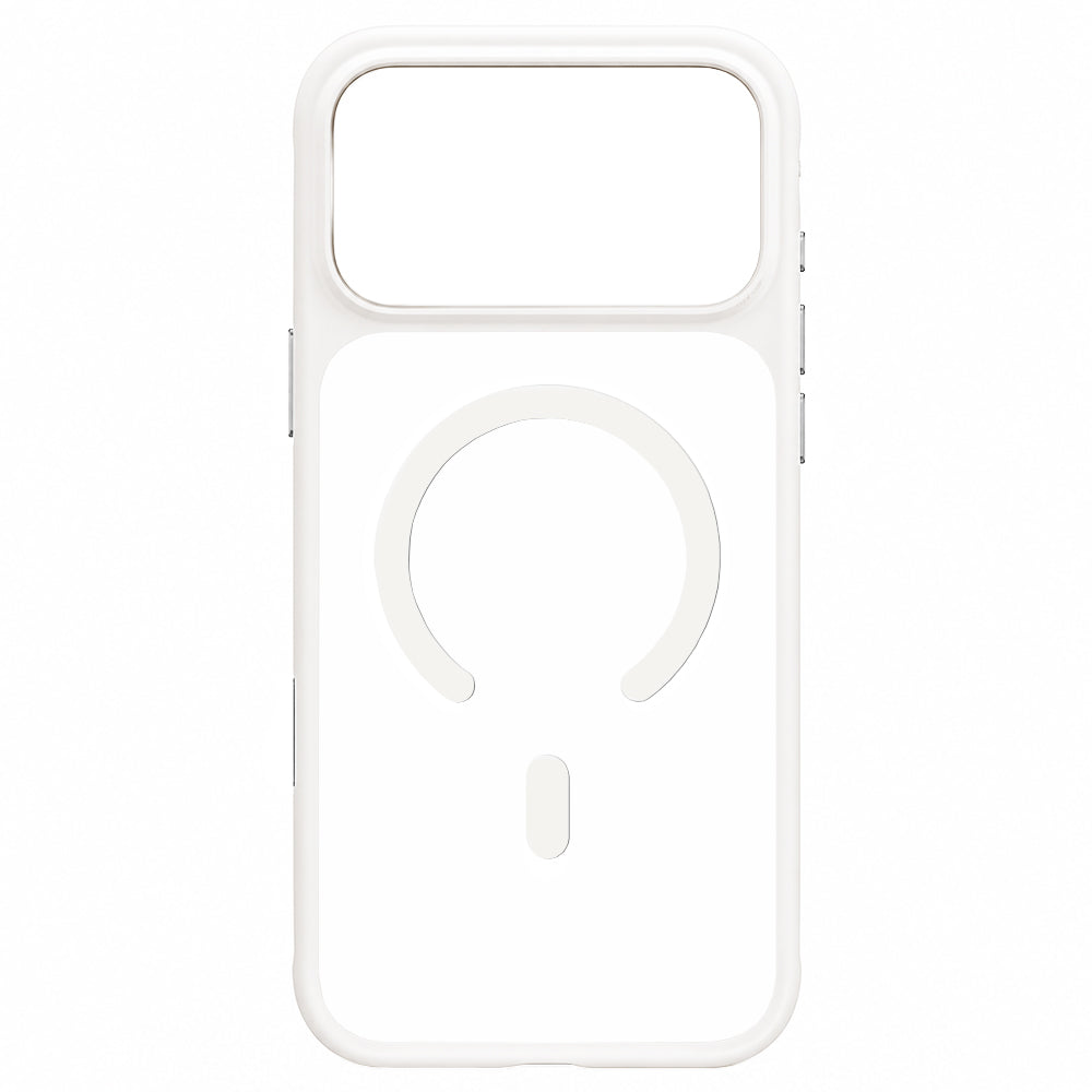 MagSafe-skal för Apple iPhone 18 Pro Max / 17 Pro Max, Blueo, hudvänligt stötskydd, satinvit