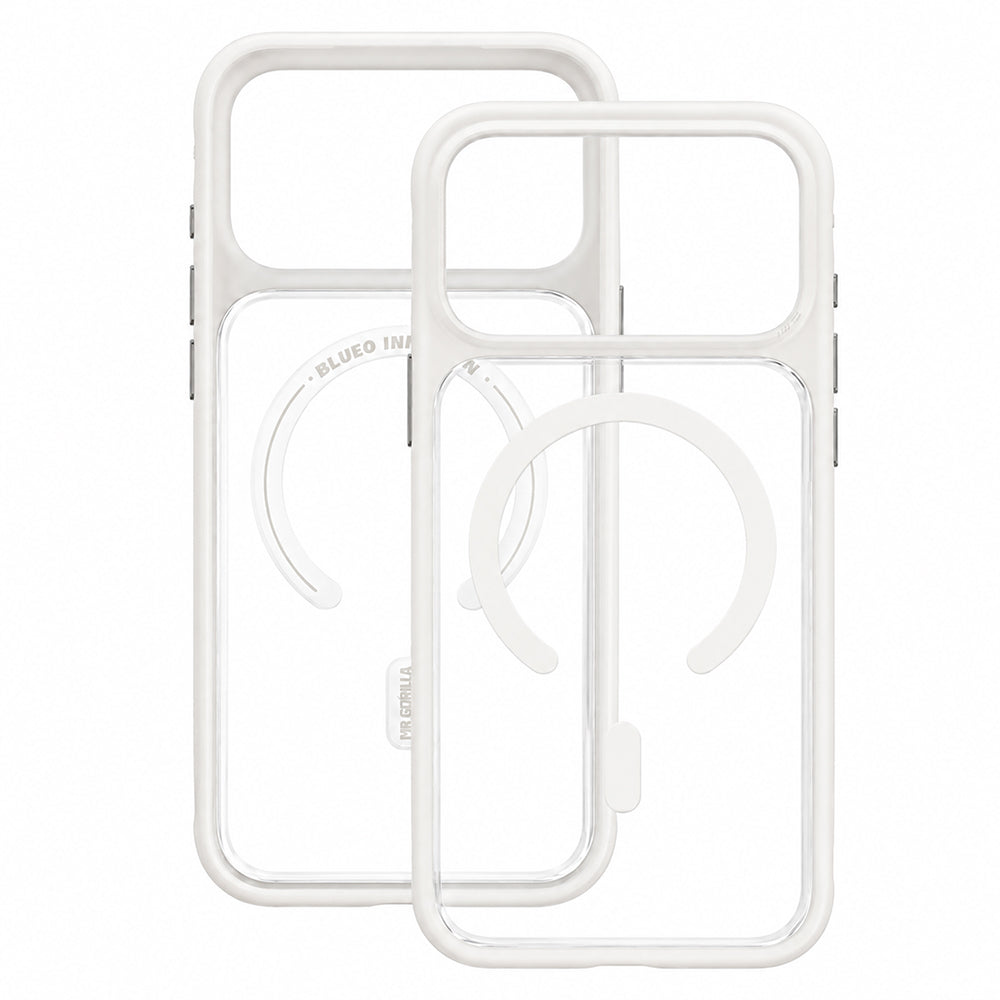 MagSafe-skal för Apple iPhone 18 Pro Max / 17 Pro Max, Blueo, hudvänligt stötskydd, satinvit