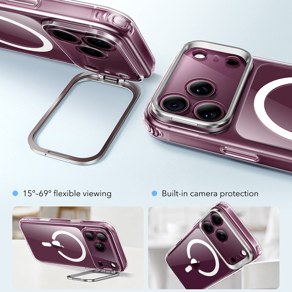 MagSafe-fodral för Apple iPhone 18 Pro Max / 17 Pro Max, ESR, Classic Hybrid Kickstand, Transparent