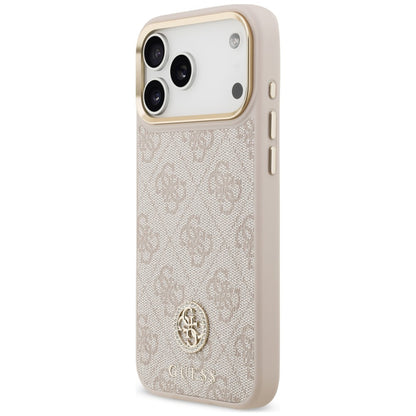 MagSafe-skal för Apple iPhone 18 Pro Max / 17 Pro Max, Guess, 4G Strass Logo, rosa