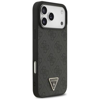 MagSafe-fodral för Apple iPhone 18 Pro Max / 17 Pro Max, Guess, 4G Triangle Strass, Svart