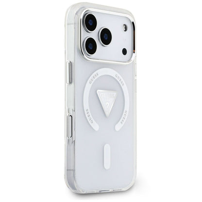 MagSafe-skal för Apple iPhone 18 Pro Max / 17 Pro Max, Guess, IML Gradient Triangle Logo, transparent