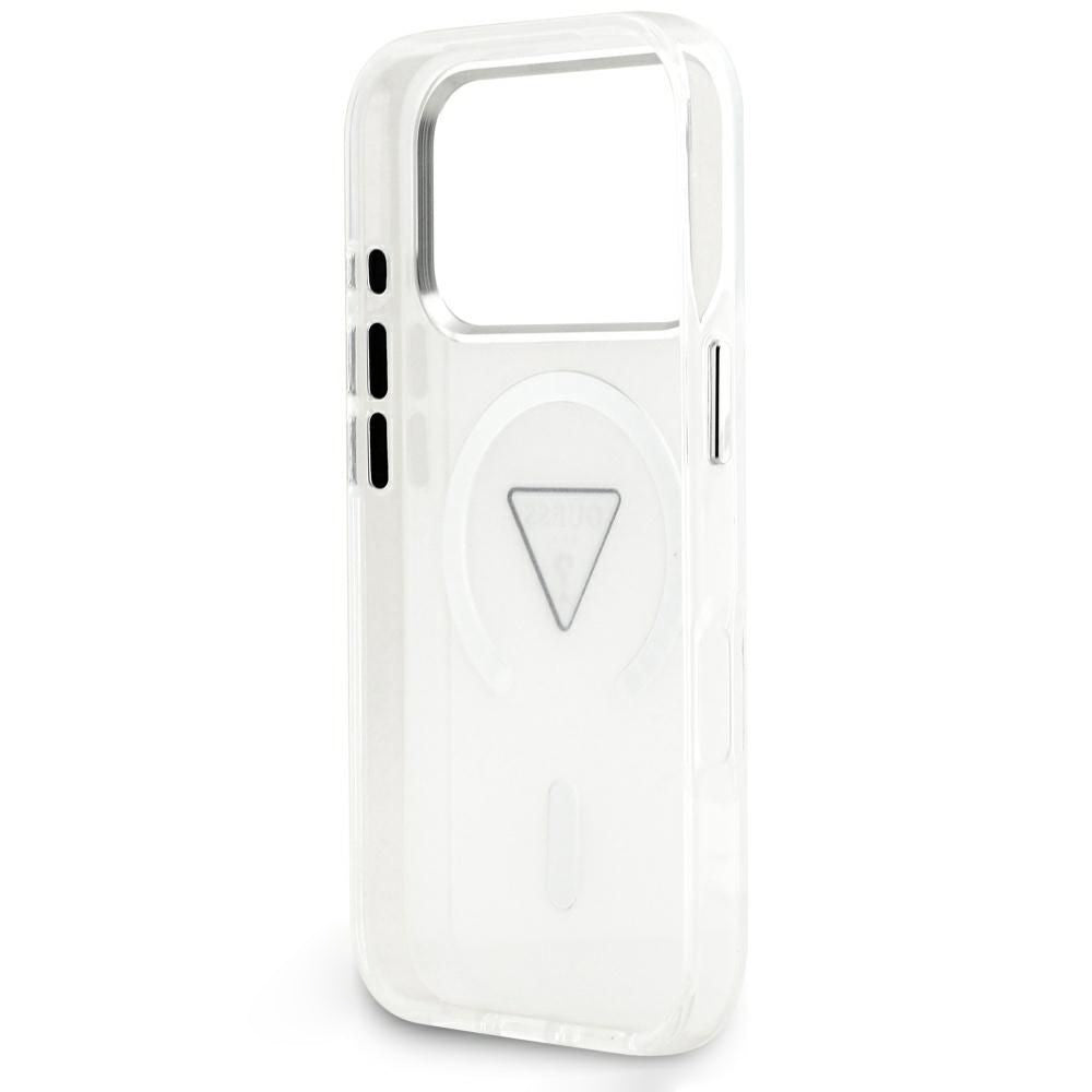 MagSafe-skal för Apple iPhone 18 Pro Max / 17 Pro Max, Guess, IML Gradient Triangle Logo, transparent