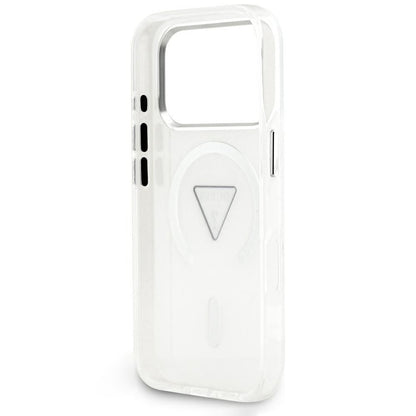 MagSafe-skal för Apple iPhone 18 Pro Max / 17 Pro Max, Guess, IML Gradient Triangle Logo, transparent