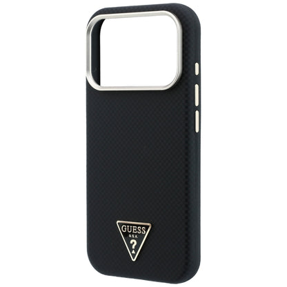 MagSafe-fodral för Apple iPhone 18 Pro Max / 17 Pro Max, Guess, Kevlar Triangle Logo, Svart