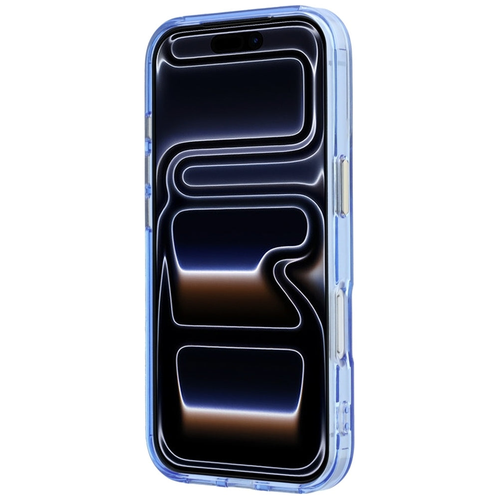 MagSafe-fodral för Apple iPhone 18 Pro Max / 17 Pro Max, Guess, Ring Stand Script Metal Logo, Bleu