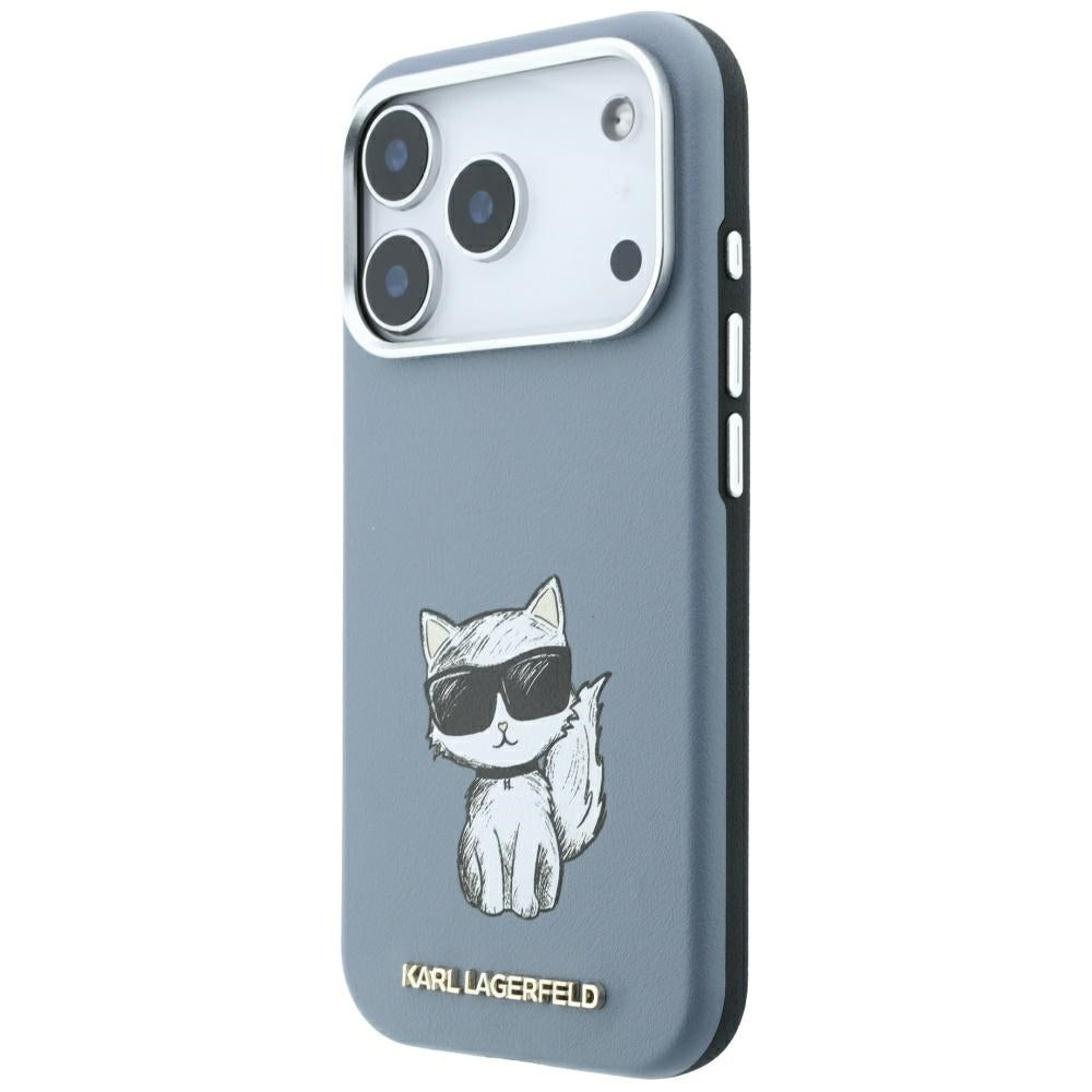 MagSafe-fodral för Apple iPhone 18 Pro Max / 17 Pro Max, Karl Lagerfeld, Choupette Sketch, Bleu